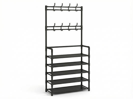 UrbanNest™ 3-in-1 Entryway Storage Unit – Shoe Rack & Coat Organiser
